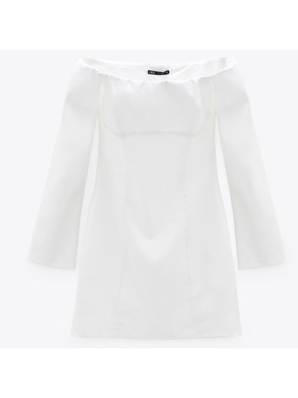 NWT Zara Fitted Off Shoulder Dress, Size XS - Picture 9 of 13